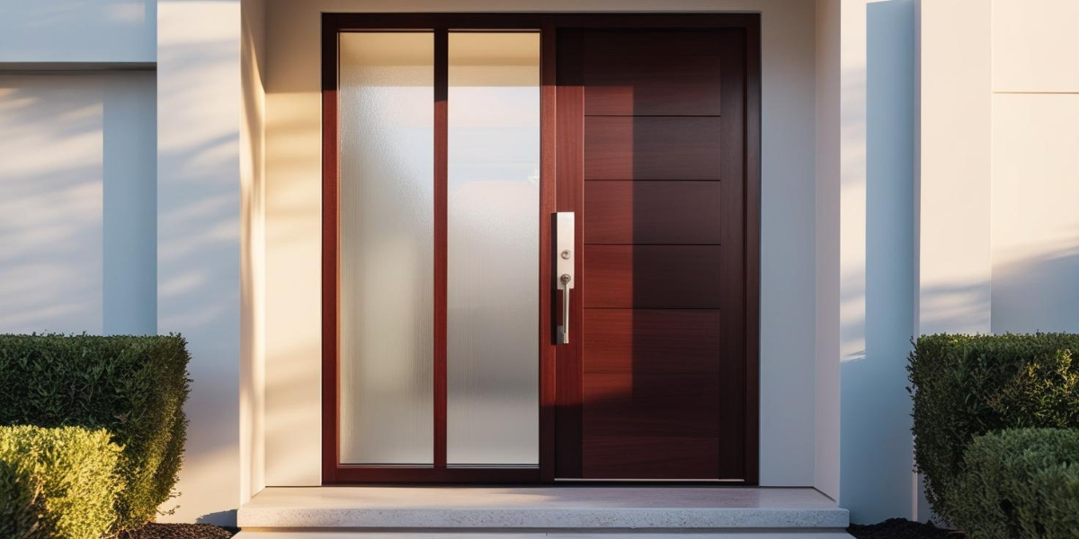 Modern door and entryway