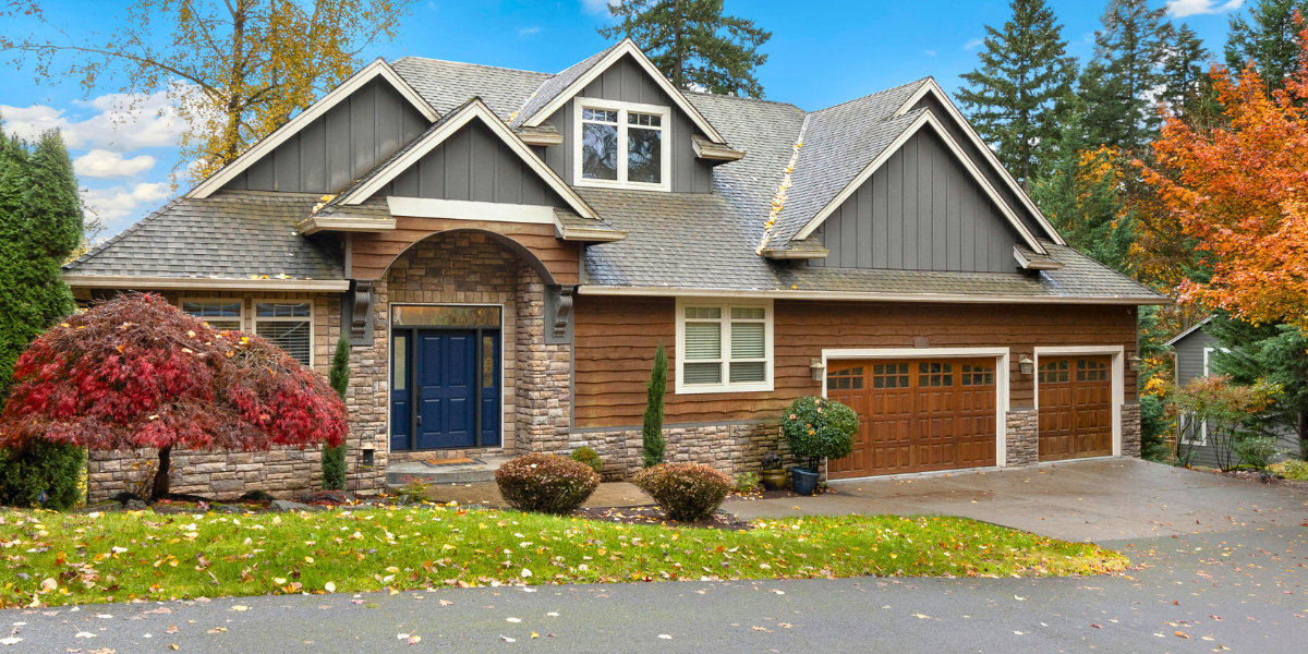 Exterior of a house.